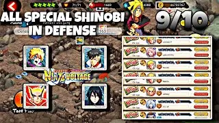 NxB NV: All Special Shinobi In Defense | Best Fortress | 90% Win 🔥 | Naruto X Boruto NV