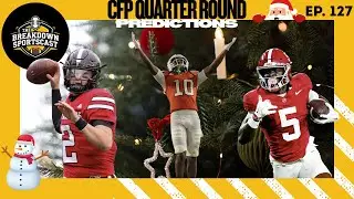 Ep. 127: CFP Quarterfinal Predictions