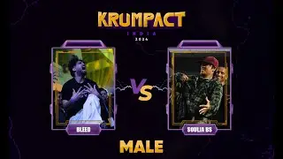 BLEED VS SOULJA BUCKSTRANGER | TOP 16 BATTLE | MALE KRUMP CATEGORY | KRUMPACT INDIA 2024