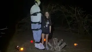 CAMPING IN THE DOLLMAKER WOODS GONE WRONG NOT CLICKBAIT ⚠️