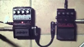 death metal dod vs digitech - stomp box test - demo