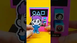 PAPER MACHINE 🔴 THANOS SQUID GAME 🔴 #shorts