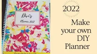 DIY Planner 2022 Make your Customised Planner for new year 2022