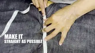 How to Measure the Front and Back Rise on Jeans | Denim Fit Guide with Maurice Malone