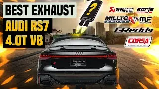 Audi RS7 Exhaust Sound 4.0T V8 🔥 Akrapovic,Milltek,Armytrix,Straight Pipe,Sound Stock,Upgrade+