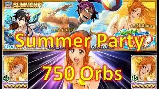 Bleach Brave Souls - Summer Party 750 Orbs (x3 Multisummon in 2019 Summer Party Summons)