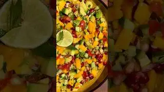 Mango Avocado Salad with Mint & Lime Dressing