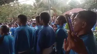 Penghormatan terakhir Anggota THS-THM Kepada Almarhumah Mama Getdrudis Funan Nana (Koran Kaputu)
