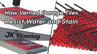 Vented Garage Tiles Explained | How Tiles Keep Garage Flooring Clean | Floor Tiles Drainage