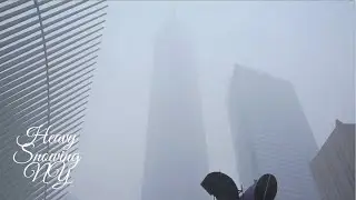 Heavy Snowing 9/11 One World Trade Center NY 2026