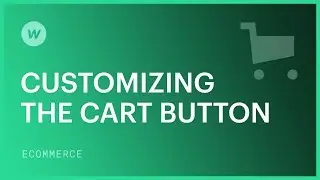 Customizing the cart button — Webflow Ecommerce tutorial