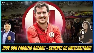 Fabrizio Acerbi ROMPE EL SILENCIO sobre Universitario, refuerzos y objetivos