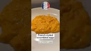 French style scrambled eggs #food #cooking