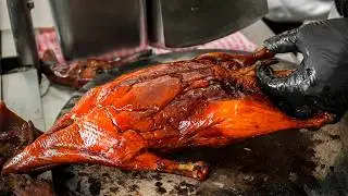 Satisfying Roast Duck Cutting - Best Roast Duck in Kuala Lumpur | Malaysia Street Food