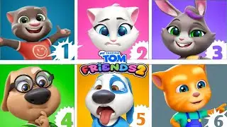 “Who’s the REAL King?! 🔥 Ginger vs All Characters | My Talking Tom Friends 2”