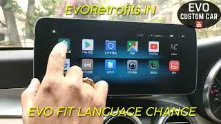 EVO FIT: смена языка с китайского на английский в Mercedes C-класса (W205) Android Touchscreen2