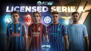 Licensed Serie A Teams For FC 26 ( Milan, Inter, Atalanta, Lazio ) #v1.4.1