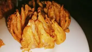 Perfect Onion Flower at Home | Restaurant Style Snack||Crispy Fried Onion Flower Unique Snack Recipe