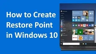 How To Create Restore Point In Windows 10