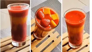 How to make fruit cocktail smoothie l Frozen Fruits Smoothie Recipe l Fruit Smoothie in 5 minutes