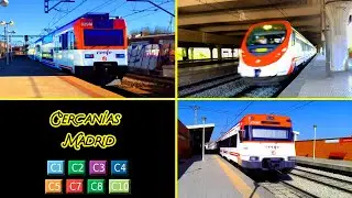 Cercan&iacute;as Renfe Мадрид : C1 - C2 - C3 - C4 - C5 - C7 - C8 - C10 ( ACC84 )