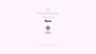 Life Transformation Happens Here! (Video 1)