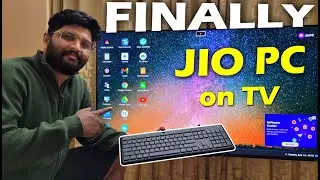 Finally JIO PC💻!!! on TV ⚡ #malayalam