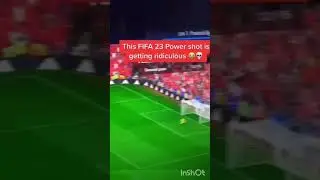 fifa 23 power shot is getting ridiculous 😂😂#shortvideo #fifa