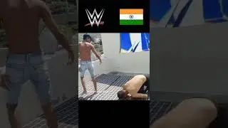 WWE vs Local WWE India || Brock Lesnar vs Bobby Lashly #shorts