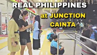 JUNCTION CAINTA at Night + BIG R Mall Walking Tour Philippines (4K HD)