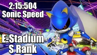 Sonic Racing CrossWorlds | E-Stadium S Rank (Sonic Speed)