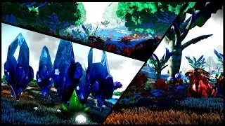 No Man's Sky RaYRoD's Overhaul Mod | Time-lapse | Fluorescent Forest