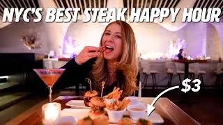 The Best STEAK Happy Hour in NYC? | STK Steakhouse