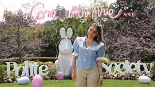 Come with me!! Easter eggs hunt with Polite Society 🐣 | Vlog + egg unboxing