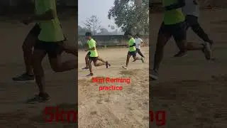 5 km Running practice #army #armylover #ncc #cricket