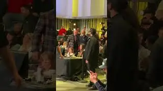 Mel Gibson et Colby Covington &agrave; l'#UFCVegas102