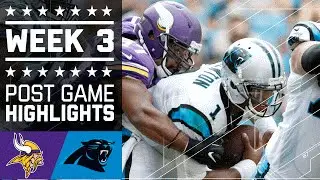 Vikings vs. Panthers | NFL Week 3 Game Highlights