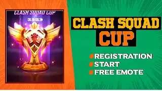 Free Fire Clash Squad Cup Tournament | full details | How to join | @freefireesportsindia