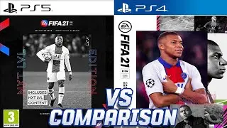 FIFA  21 PS5 Vs PS4