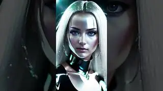 Нейроарты glowwave girls HDR metalic style
