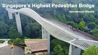 Singapore's Highest Pedestrian Bridge - Henderson Waves