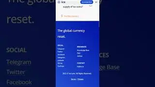 Ice Crypto mining App. The Global Currency reset. Referral code: spectlze       Earn passive income