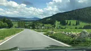 Driving to Le Brassus