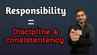 How Responsibility Builds Discipline & Consistency #motivation #viral #trending #reels #discipline 