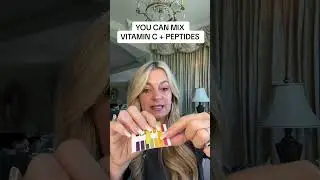 Mixing vitamin c and peptides