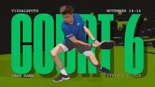 Vizualspots @ Springs Pickleball East | Court 6 PM | November 16 2025