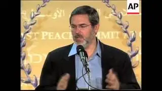 USA: MIDDLE EAST PEACE SUMMIT BRIEFING