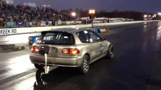 IPGparts.com True Street Civic 9.12 @ 157mph pass WCF 2014 2nd Round Eliminations