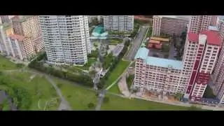 Bishan - Ang Mo Kio Park view from a bird  (Aerial Singapore)