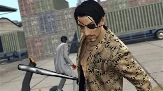 Majima and Kiryu Tag Team QTE